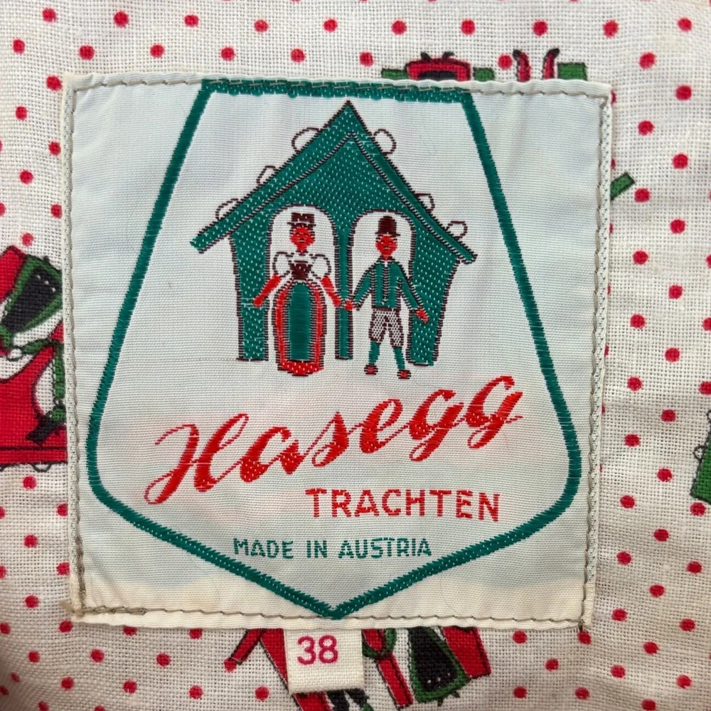 Lovely Vintage Dirndl Mini Dress - Picture 3 of 7